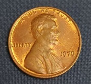 USA 1 cent Lincoln Head 1970 r.