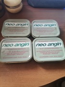 4 pudełka stare kolekcjonerskie neo angin