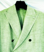 L.B.M. 1911 marynarka XL 52 len dwurzędowa fresco zegna ford pitti uomo