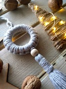 Ozdoba świąteczna w stylu Boho, eko bombka 032