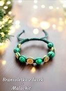 Własnoręcznie wykonana bransoletka militarna myśliwska z łusek. Handmade