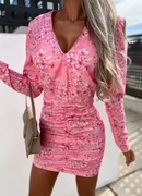 Sukienka z długim rękawem 