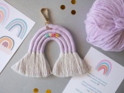 Personalizowany brelok dla dziewczynki z imieniem handmade