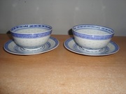 Chińska porcelana ryżowa miski