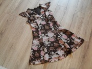 BONPRIX ZWIEWNA SUKIENKA W KWIATY ROZM. 38