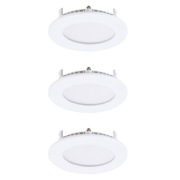 zestaw trzech wpuszczanych opraw sufitowych LED Eglo Fueva 3 34014