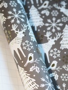 Papier do pakowania "Zimowa opowieść", 76,2 cm x 12,2 m