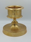Świecznik mosiężny , kaganek 