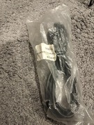 Kabel zasilający "koniczynka" 3 metry czarny