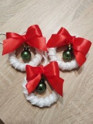 Ozdoba świąteczna - mini wianuszek. 