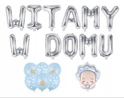 Zestaw balonów WITAMY W DOMU
