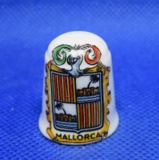 Naparstek Kolekcjonerski Porcelanowy - Mallorca - Majorka 