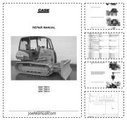 CASE 650K 750K 850K Tier 2 Bulldozer Repair Manual Instrukcja serwisowa