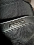 BDobry stan Wittchen torba na laptop czarna z elementami skórzanymi