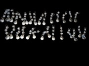 Piękne koraliki  kryształy do dekoracji,firan,lamp