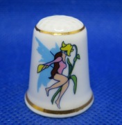 Naparstek Kolekcjonerski Porcelanowy Gulid Kwiatowa Wróżka 