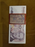 PELNY PLIK Banknotów, 100 ZL , Ludwik Waryński 1988 UNC