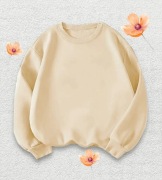 Nowa bluza damska bez kaptura kremowa 