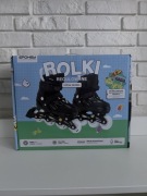 Rolki regulowane SPOKEY rozmiar 38-41 ABEC-7 PU 82A aluminiowe do 100kg