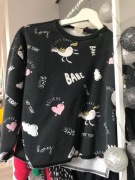 Grafitowa bluza w jednorożce Zara 128