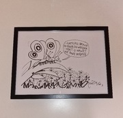 Plakat Mleczki Zapylaj Bracie w formacie A3 w ramce 