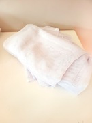 360x150  2sztuki białe gładkie firanki zestaw biała gładka firanka