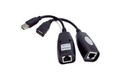 Extender USB po skrętce RJ45 CAT5 5e 6 50m LAN Extender  USB 