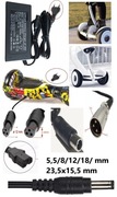 ładowarka do hulajnóg rowerów elektr. deskorolki, hoverboard 6w1