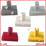 LEGO 2460 PŁYTKA 2x2 z pinem osią biały czerwony jasny ciemny szary żółty