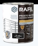 RAFIL Prosto na rdzę 0,75L czarny połysk RAL 9005