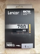 Dysk SSD Lexar NM790 1TB M.2 2280 PCIe x4 Gen4 NVMe 7400/6500 MB/s NOWY