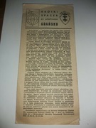 Stara ulotka Gdańsk