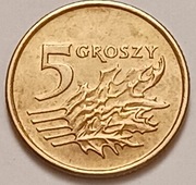 5 gr groszy 1998 r. ładna