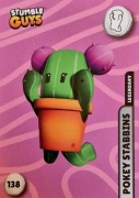 PANINI STUMBLE GUYS  SERIA 2. NR 138 POKEY STABBINS LEGENDARY KARTA