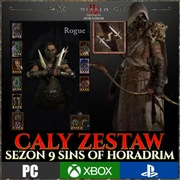 Diablo 4 IV ZESTAW twisting blades ROGUE SINS OF HORADRIM nowy sezon 9