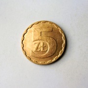 1 # 5 zł złotych 1987 nr 1