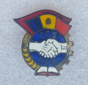 Odznaka Centralnej Rady Związków Zawodowych Rumunii (CTU) RPR.