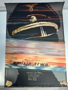 Emisja trwa. Oryginalny plakat filmowy. M.Woltman