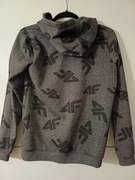 4F bluza na suwak kaptur 158 cm szara