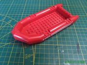 LEGO - czerwony ponton duży, chyba pływa