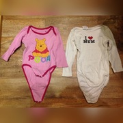 Zestaw 4szt body z długim rękawem r.74 Disney (1)