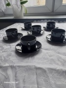 Czarna filiżaneczki arcoroc France 6 sztuk
