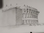 Szkic stadionu Widzewa 