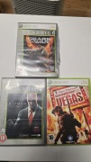 Xbox360 Gears of war, Hitman, Rainbow six Vegas