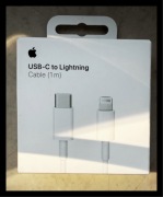 Apple USB-C – Lightning 1 m – oryginalny kabel – NOWY