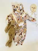 Rampers uszka rozm 68 wzór jednorożec