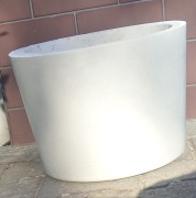 Okrągła donica betonowa fi 35 cm 12 l