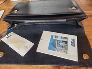 Skórzana teczka , aktówka na dokumenty, ekskluzywnej firmy DESA