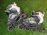 Rolki fitness dla dzieci Fit5 JR różowo-khaki 35 36 37 38 decathlon 