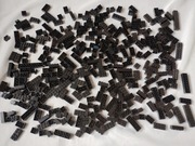 LEGO mix czarne budowlane 2x2, 2x3, 2x4,...Oryginalne klocki patrz zdjęcia 